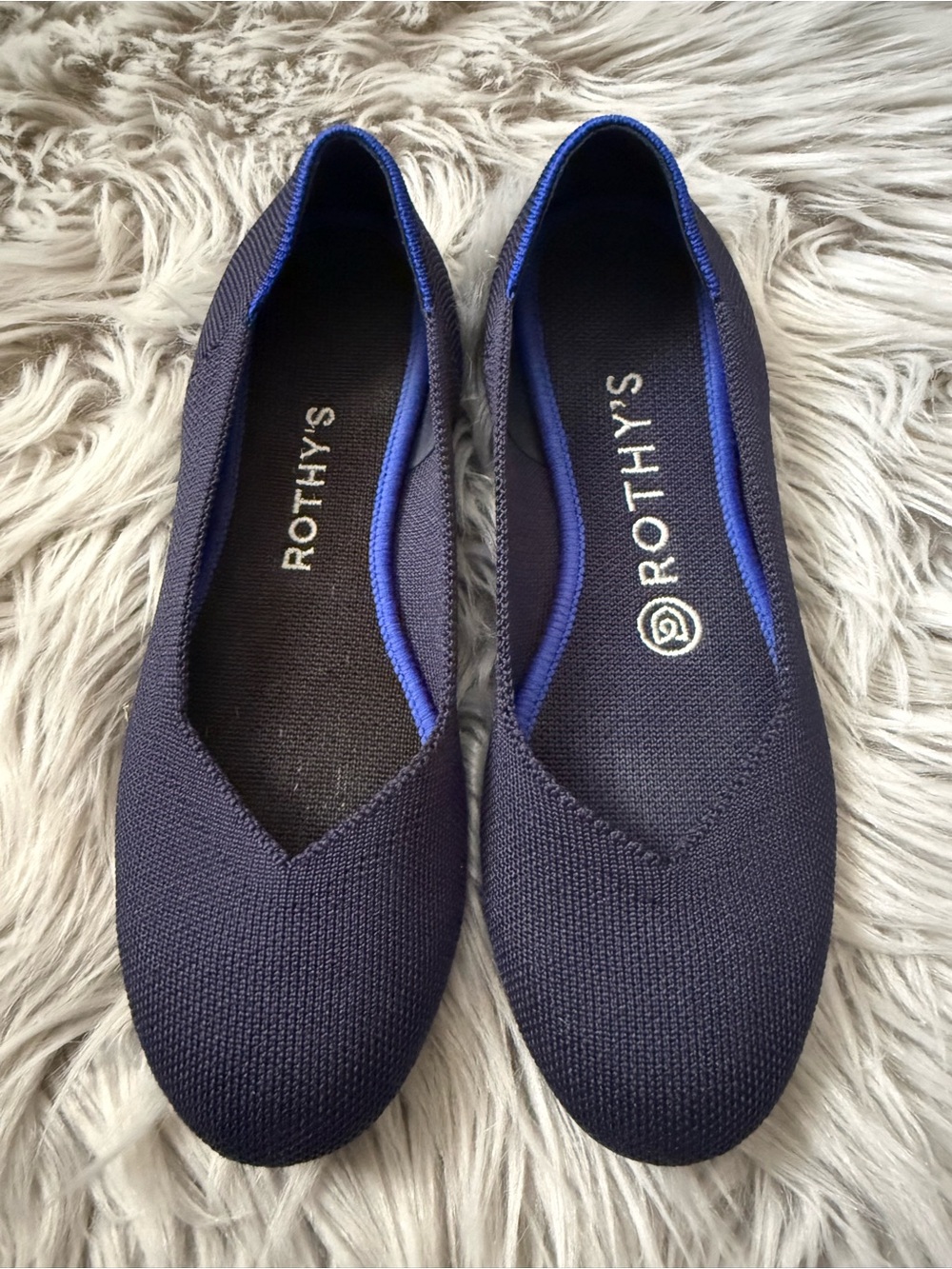 ROTHY’S The Flat in Maritime Navy Blue Size 6